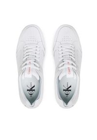 Calvin Klein Jeans Sneakersy Basket Cupsole High/Low Freq YM0YM00611 Biały. Kolor: biały. Materiał: skóra #3