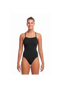 Strój do pływania menstruacyjny FUNKITA Still Black - Swim Secure Single Strap. Kolor: czarny