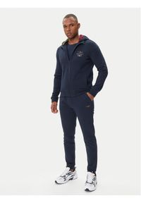 Aeronautica Militare Dres 252TF0102UF00662 Granatowy Regular Fit. Kolor: niebieski. Materiał: bawełna