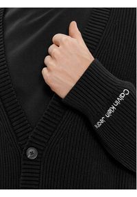 Calvin Klein Jeans Kardigan J30J325066 Czarny Regular Fit. Kolor: czarny. Materiał: bawełna #3