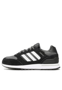 Adidas - adidas Sneakersy Run 80s GV7302 Czarny. Kolor: czarny. Materiał: skóra. Sport: bieganie #4