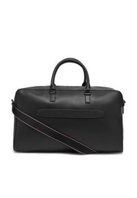 TOMMY HILFIGER - Tommy Hilfiger Torba Th Corp Duffle AM0AM13353 Czarny. Kolor: czarny. Materiał: skóra #6