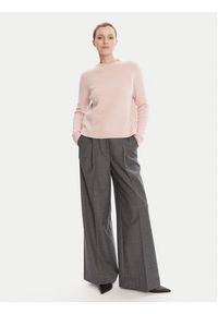 BOSS Sweter Febisan 50478315 Różowy Regular Fit. Kolor: różowy. Materiał: wełna #5