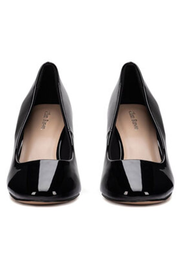 Clara Barson Czółenka WYL3811-1 Czarny. Kolor: czarny. Materiał: skóra