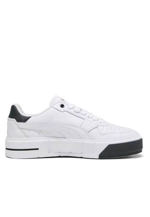 Buty do chodzenia damskie Puma cali court. Kolor: biały, wielokolorowy. Materiał: skóra, materiał. Szerokość cholewki: normalna. Sport: turystyka piesza