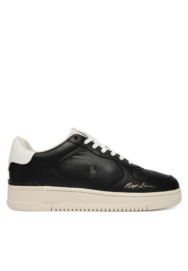 Polo Ralph Lauren Sneakersy 809P13086002 Czarny. Kolor: czarny. Materiał: skóra