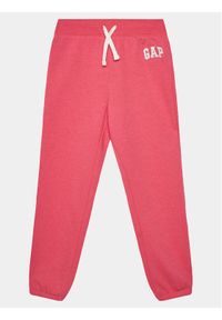 GAP - Gap Spodnie dresowe 482442-01 Różowy Regular Fit. Kolor: różowy. Materiał: bawełna