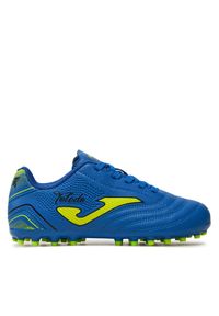 Joma Buty do piłki nożnej Toledo Jr TOJW2404AG Niebieski. Kolor: niebieski. Materiał: skóra