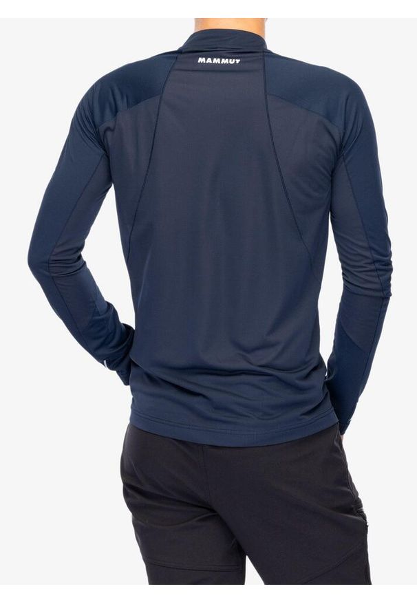 Bluza męska Mammut Aenergy FL Half Zip Longsleeve. Kolor: niebieski. Długość rękawa: długi rękaw