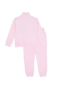 LEONE 1947 APPAREL - Dziewczęcy dres Leone zapinany na zamek błyskawiczny Chic Girl. Okazja: na uczelnię. Kolor: różowy. Materiał: dresówka. Styl: sportowy