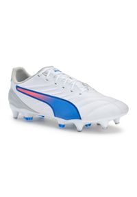 Puma - Buty piłkarskie męskie PUMA King Pro MxSG. Kolor: biały. Sport: piłka nożna