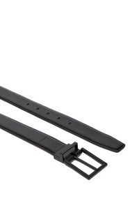 Calvin Klein Pasek Męski Square Buckle Smooth 32Mm Adj LV04D7026G Czarny. Kolor: czarny. Materiał: skóra #2