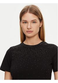 Marciano Guess T-Shirt 5RGI02 6298A Czarny Regular Fit. Kolor: czarny. Materiał: bawełna