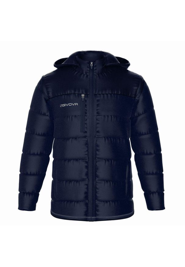 Givova Prime G026 Kurtka Zimowa Unisex S Niebieski/Czarny. Kolor: wielokolorowy, niebieski, czarny. Sezon: zima