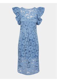 YAS Sukienka koktajlowa Milda 26032369 Niebieski Regular Fit. Kolor: niebieski. Materiał: syntetyk. Styl: wizytowy #5