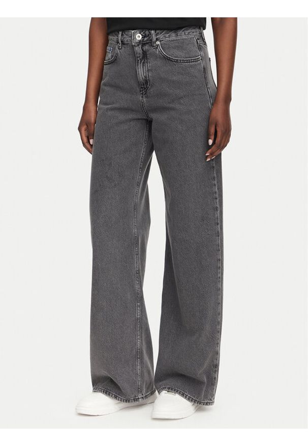 Karl Lagerfeld Jeans Jeansy B3W10103 Szary ciemny Relaxed Fit. Kolor: szary