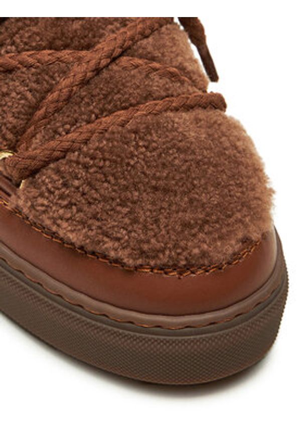 Inuikii Śniegowce Curly 75102-018 Brązowy. Kolor: brązowy. Materiał: wełna, materiał