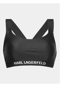 Karl Lagerfeld - KARL LAGERFELD Góra od bikini 230W2213 Czarny. Kolor: czarny. Materiał: syntetyk #2