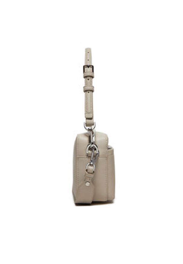 Calvin Klein Torebka Ck Must Convertible Camera Bag K60K612280 Beżowy. Kolor: beżowy. Materiał: skórzane