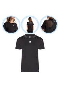 Koszulka damska XTREXO Trexi Reg Tee. Kolor: czarny. Sport: fitness #1