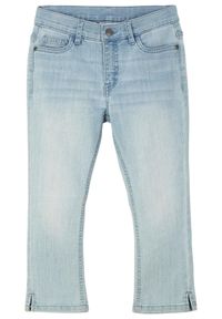 bonprix - Dżinsy rybaczki dziewczęce, mid waist. Kolor: niebieski. Sezon: lato #1