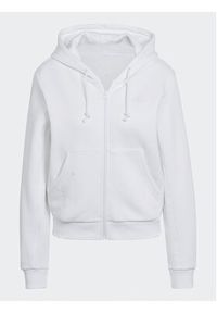 Adidas - adidas Bluza ALL SZN Fleece HJ8008 Biały Regular Fit. Kolor: biały. Materiał: bawełna #4