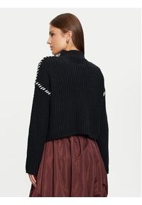 Vero Moda Sweter New Cream 10313514 Czarny Loose Fit. Kolor: czarny. Materiał: bawełna, syntetyk #8