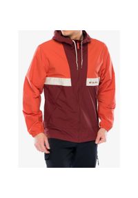 columbia - Kurtka przeciwwiatrowa męska Columbia Spire Valley Hooded Windbreaker. Kolor: czerwony