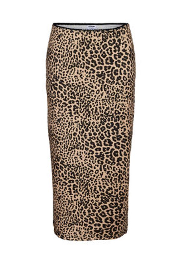 Noisy may - Noisy May Spódnica midi Avery 27034322 Brązowy Slim Fit. Kolor: brązowy. Materiał: bawełna