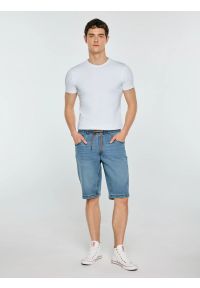 Big-Star - Szorty męskie jeansowe niebieskie Parker 445. Kolor: niebieski. Materiał: jeans. Styl: klasyczny, elegancki #2