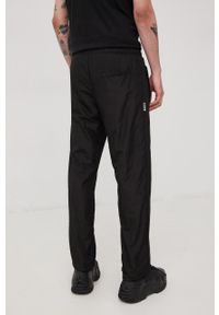 Unfair Athletics spodnie męskie kolor czarny gładkie. Kolor: czarny. Materiał: tkanina. Wzór: gładki