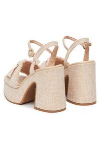 DeeZee Sandały F23858-35 Beżowy. Kolor: beżowy. Materiał: materiał #3