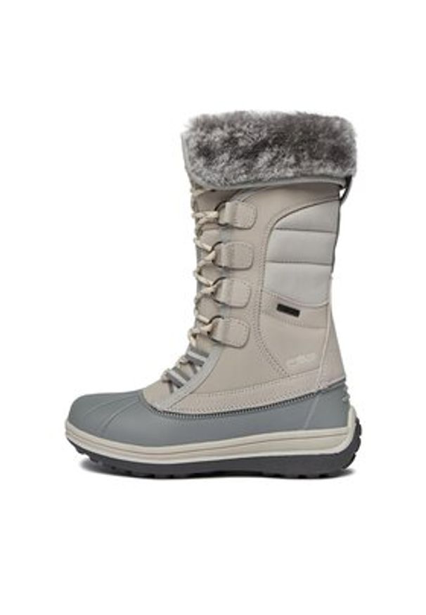 CMP Śniegowce Thalo Wmn Snow Boot Wp 30Q4616 Beżowy. Kolor: beżowy. Materiał: skóra