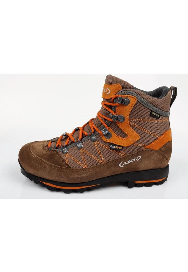 Buty trekkingowe Gore-tex damskie Aku Trekker. Kolor: brązowy. Materiał: skóra. Szerokość cholewki: normalna