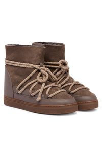 Inuikii Śniegowce Classic Wedge 1001.004.0042 Brązowy. Kolor: brązowy. Materiał: zamsz, skóra #4