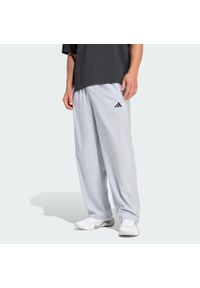 Adidas - Spodnie Power Essentials Workout. Kolor: szary. Materiał: dresówka. Technologia: ClimaCool (Adidas). Sport: fitness #1