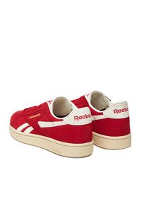 Reebok Sneakersy EO-CLUB C GROUNDS UK 100228139 Czerwony. Kolor: czerwony. Materiał: zamsz, skóra. Model: Reebok Club #6