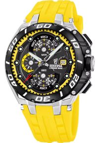 Zegarek Festina Zegarek męski Festina F20755-5 żółty. Kolor: żółty #1