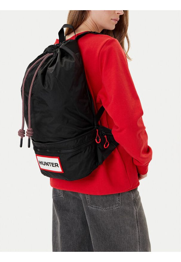 Hunter Plecak UBB1519NRS-RBO Czarny. Kolor: czarny. Materiał: materiał
