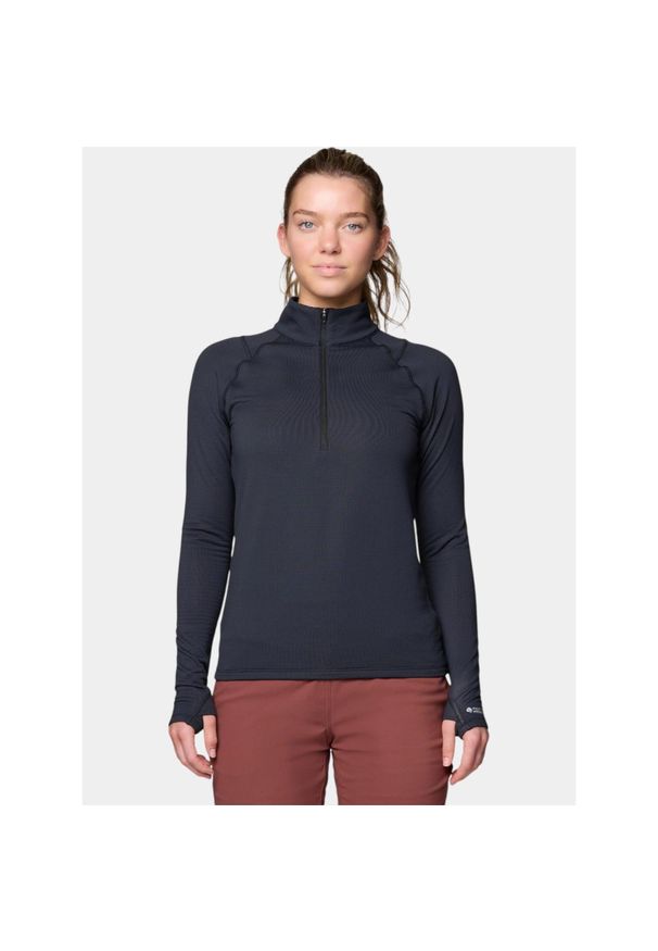MOUNTAIN HARDWEAR - Sweter Damski Mountain Hardwear Crater Lake Heavyweight. Kolor: czarny. Materiał: polar. Sport: turystyka piesza