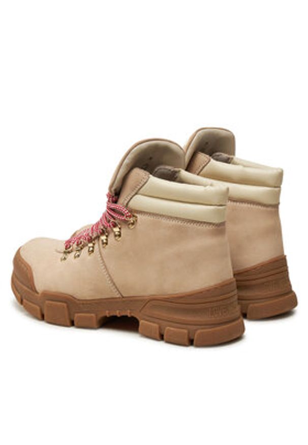 Love Moschino - LOVE MOSCHINO Trapery JA15494G0LIP0120 Écru. Materiał: skóra