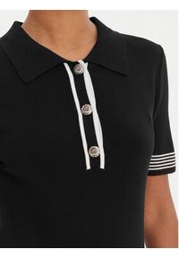 Morgan Sukienka dzianinowa 261-RMCAMI Czarny Slim Fit. Kolor: czarny. Materiał: syntetyk #5