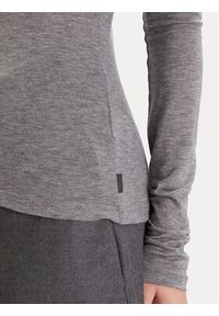 Calvin Klein Sweter LV044D239G Szary Slim Fit. Kolor: szary. Materiał: wełna #5