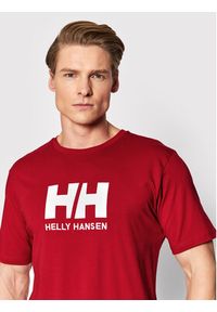 Helly Hansen T-Shirt Logo 33979 Czerwony Regular Fit. Kolor: czerwony. Materiał: bawełna