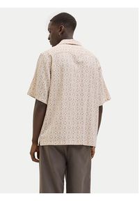Jack & Jones - Jack&Jones Koszula Bluvincent 12273289 Beżowy Relaxed Fit. Kolor: beżowy. Materiał: bawełna #6
