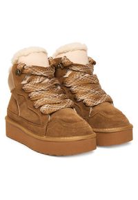 Steve Madden Sneakersy Paci Sneaker SM11003464 Brązowy. Kolor: brązowy. Materiał: skóra, zamsz #6