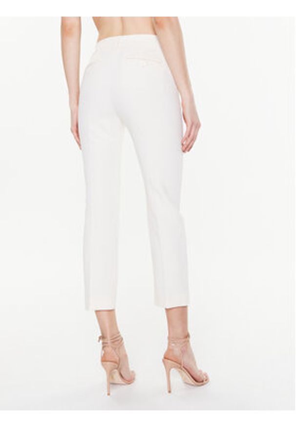 Weekend Max Mara Spodnie materiałowe Rana 2351310137 Écru Slim Fit. Materiał: materiał, syntetyk