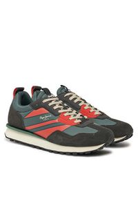 Pepe Jeans Sneakersy PMS60025 Zielony. Kolor: zielony. Materiał: materiał #4