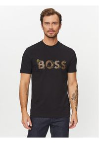 BOSS - T-Shirt Boss. Kolor: beżowy