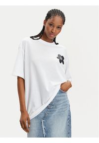 Hugo T-Shirt 50511471 Biały Oversize. Kolor: biały. Materiał: bawełna #1